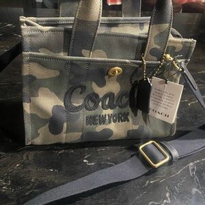 Coach Camouflage Canvas Bag